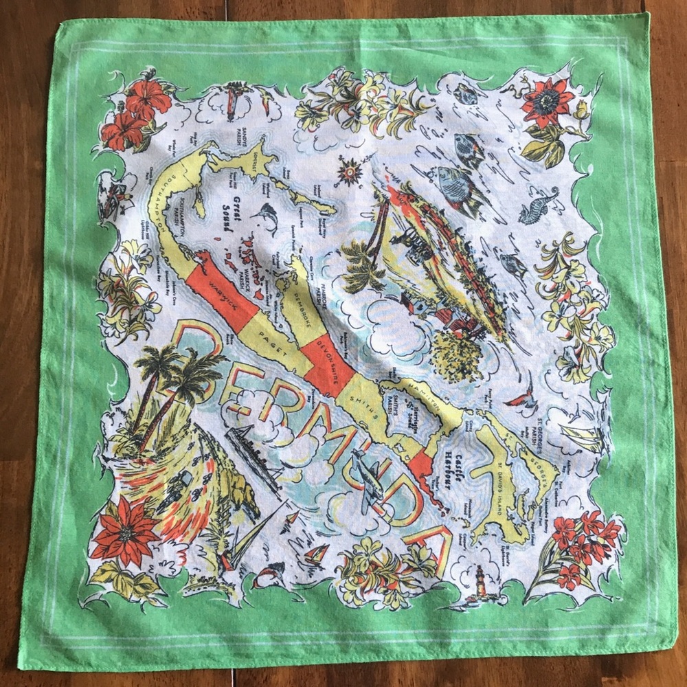 J.Crew Bermuda Print Bandana